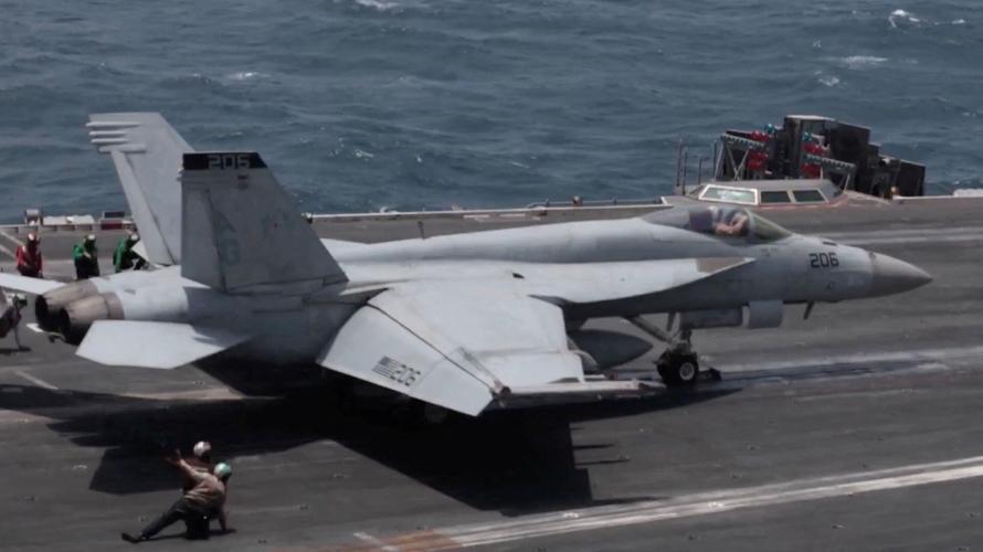 Flight operations aboard USS George H.W. Bush