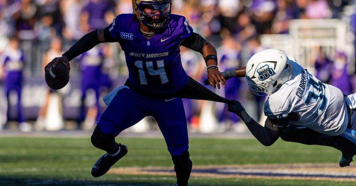 Football Rides JMU football rides 6-game win streak into tilt with Marshall
