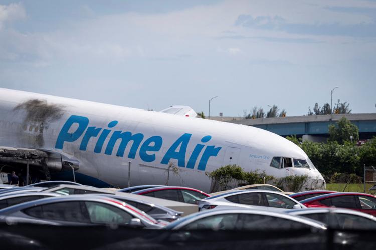 Amazon Prime Air Cargo plane crash in Miami, Florida