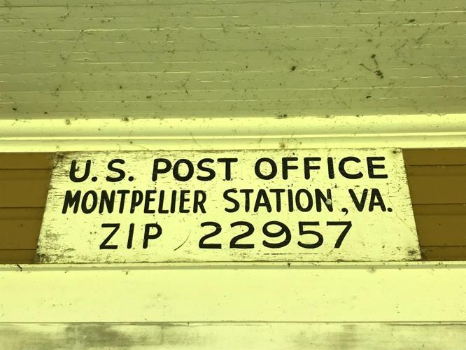 Montpelier Station post office sign