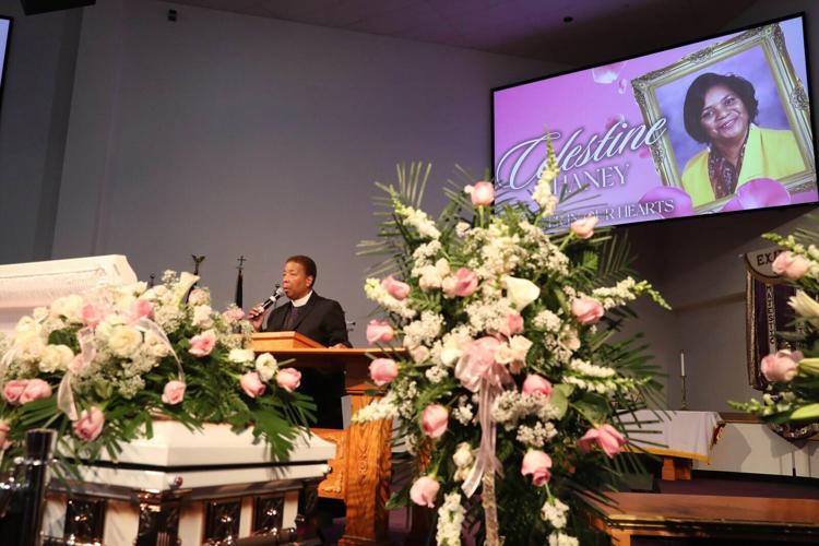 Funeral of Celestine Chaney