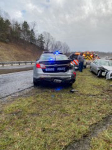 Trooper car wreck