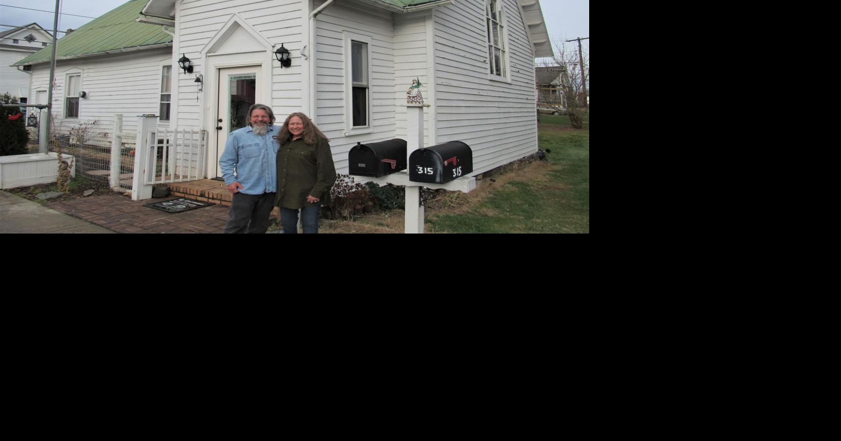 Former Glade Spring Library converted to couple's home