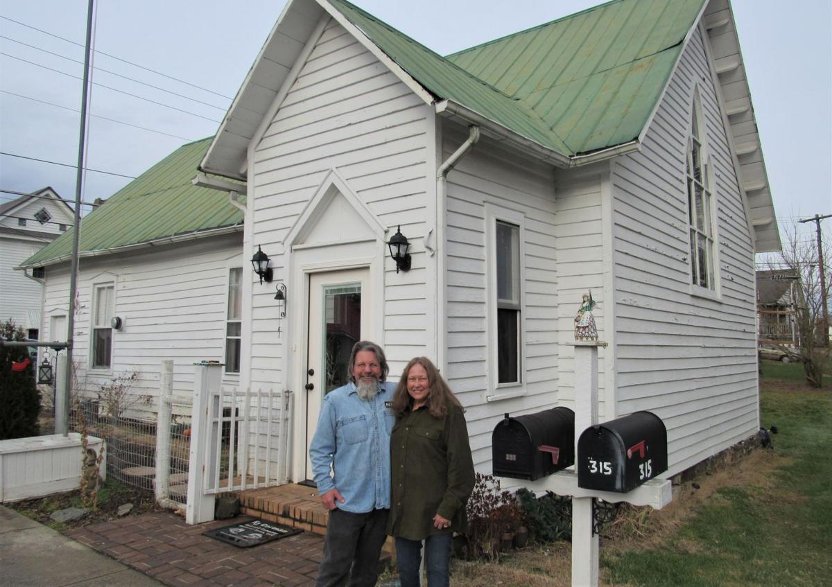 Former Glade Spring Library converted to couple's home