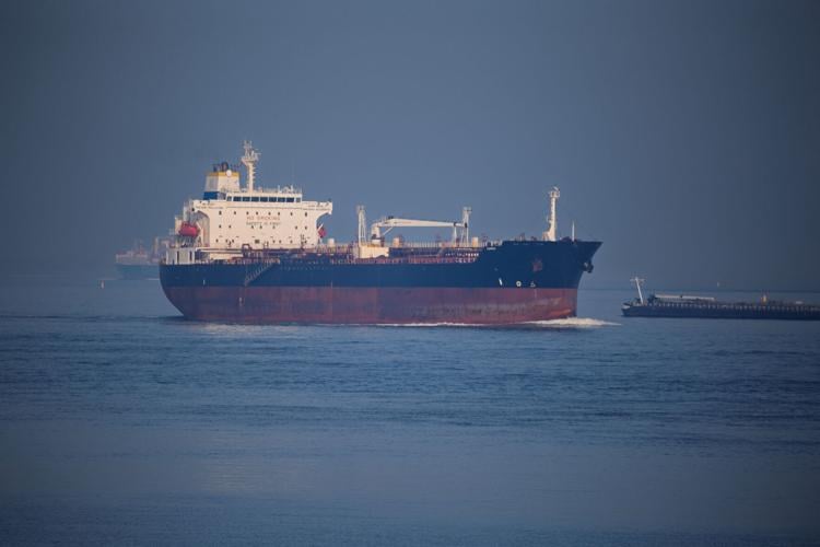 The M/T Charminar tanker in Terneuzen