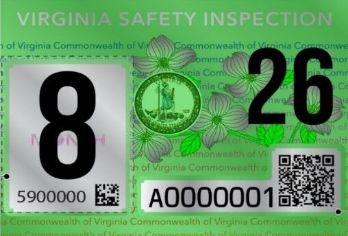 Inspection sticker