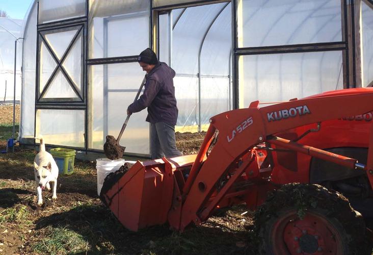 Jess Sandoval at work.