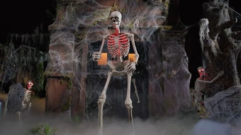 The Home Depot new animated Skelly