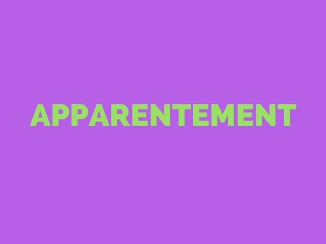 APPARENTEMENT