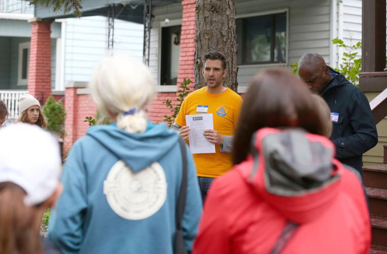 Volunteers canvass for India Walton
