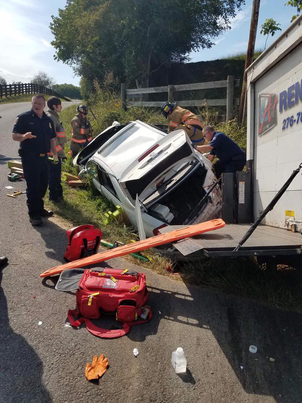 Smyth crash leaves four injured, one with lifethreatening injuries