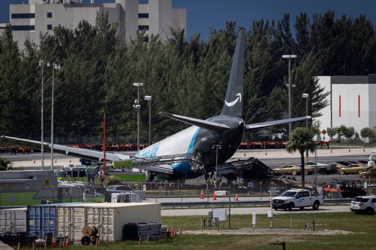 Amazon Prime Air Cargo plane crash in Miami, Florida