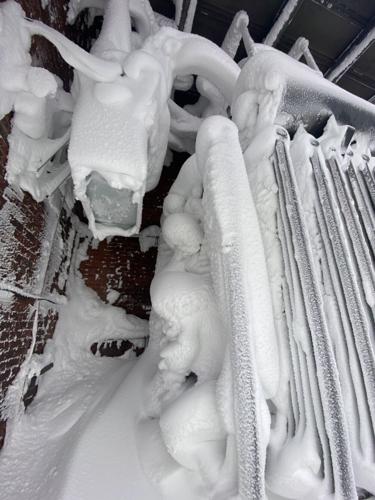 Frozen National Grid substation #2