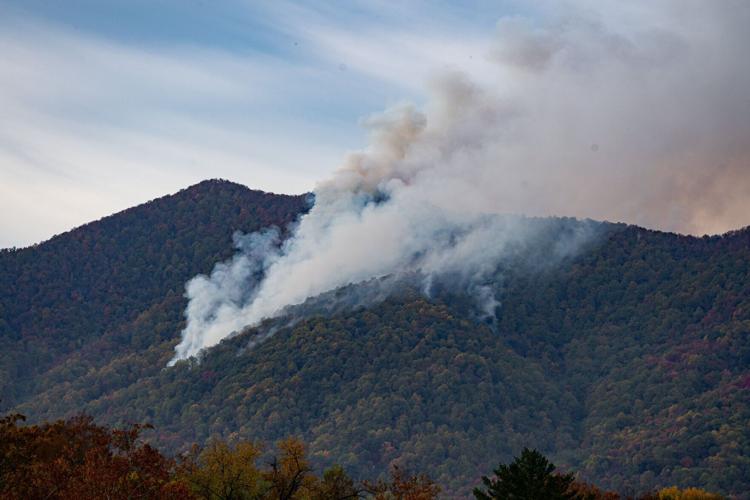 Quaker Run Road fire