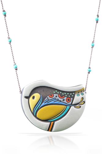 Golden Finch Pendant, Courtney DeYoung (2).jpg