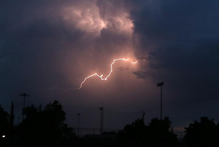 Monday night's lightning show Photo Galleries