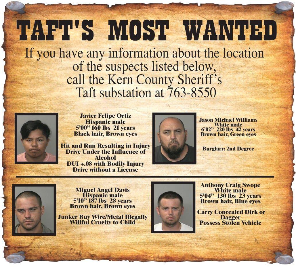 Taft's Most Wanted News