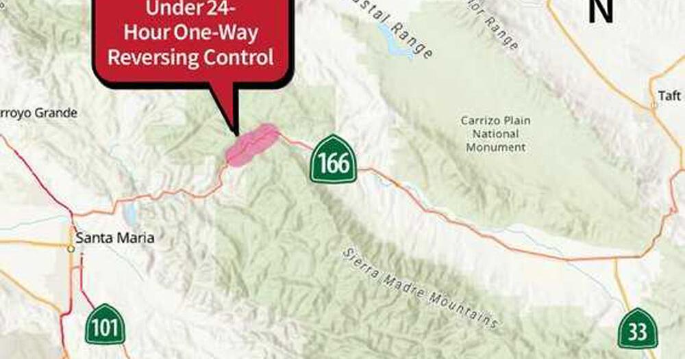 Highway 166 is open to the coast, but expect delays | News ...