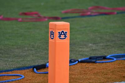 Auburn end zone marker mercer game