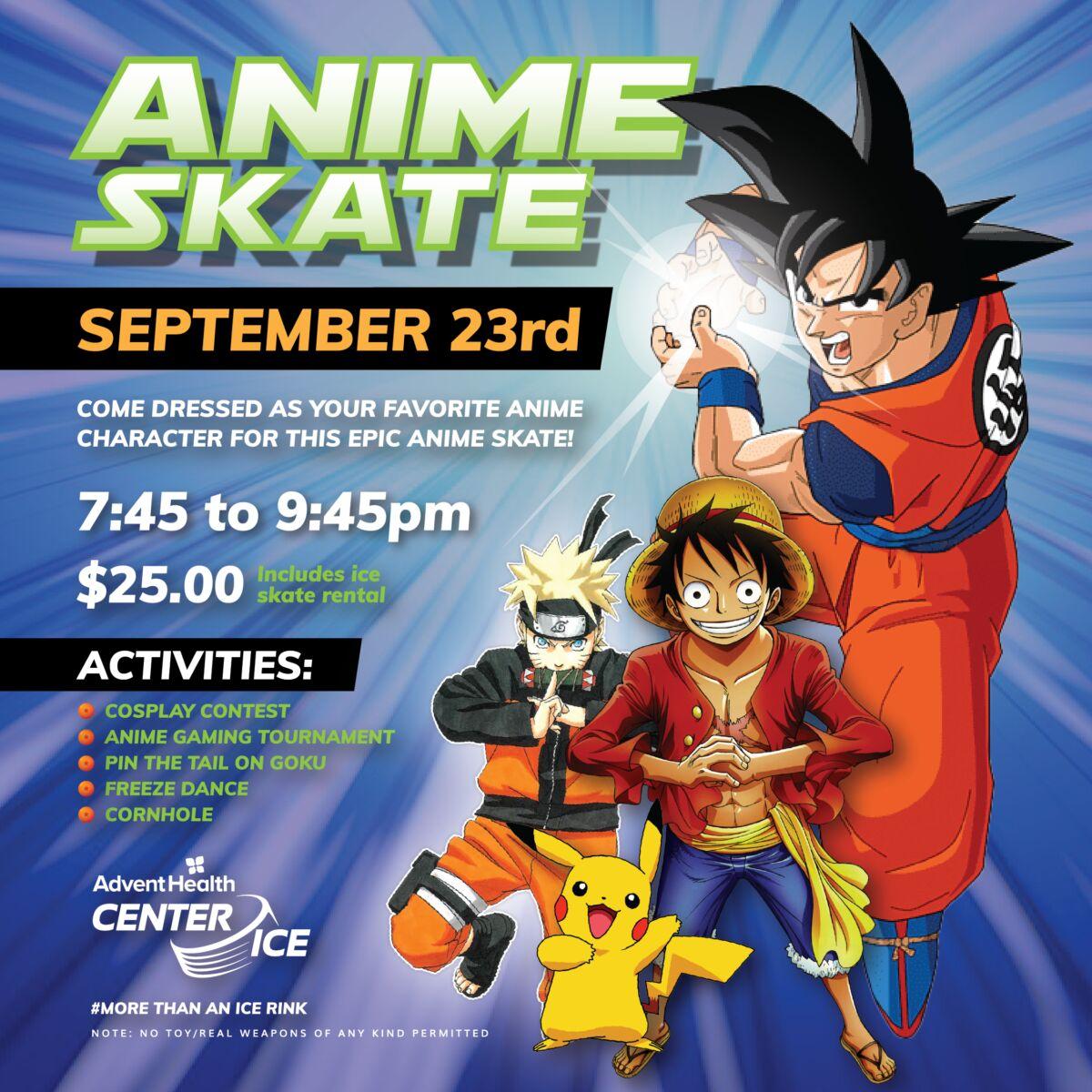 Sep 23, Anime Skate Night