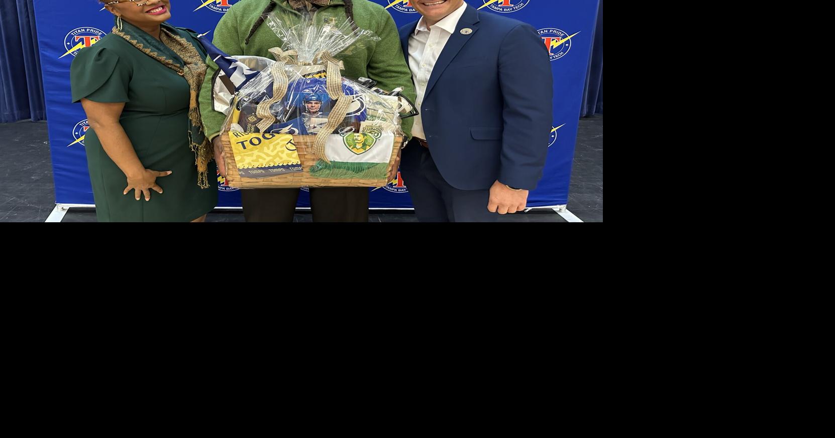 Surprise ovation turns into top honor for Tampa Bay Tech’s Travian Mitchell