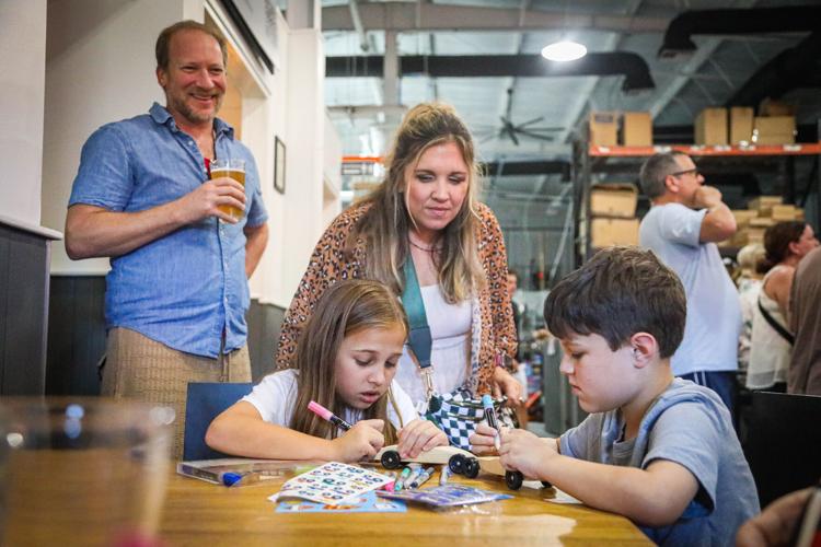 Drafting race cars for boy scouts