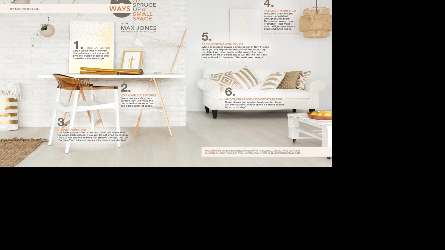 6 Ways To Spruce Up A Small Space With Max Jones Enchanted Homes