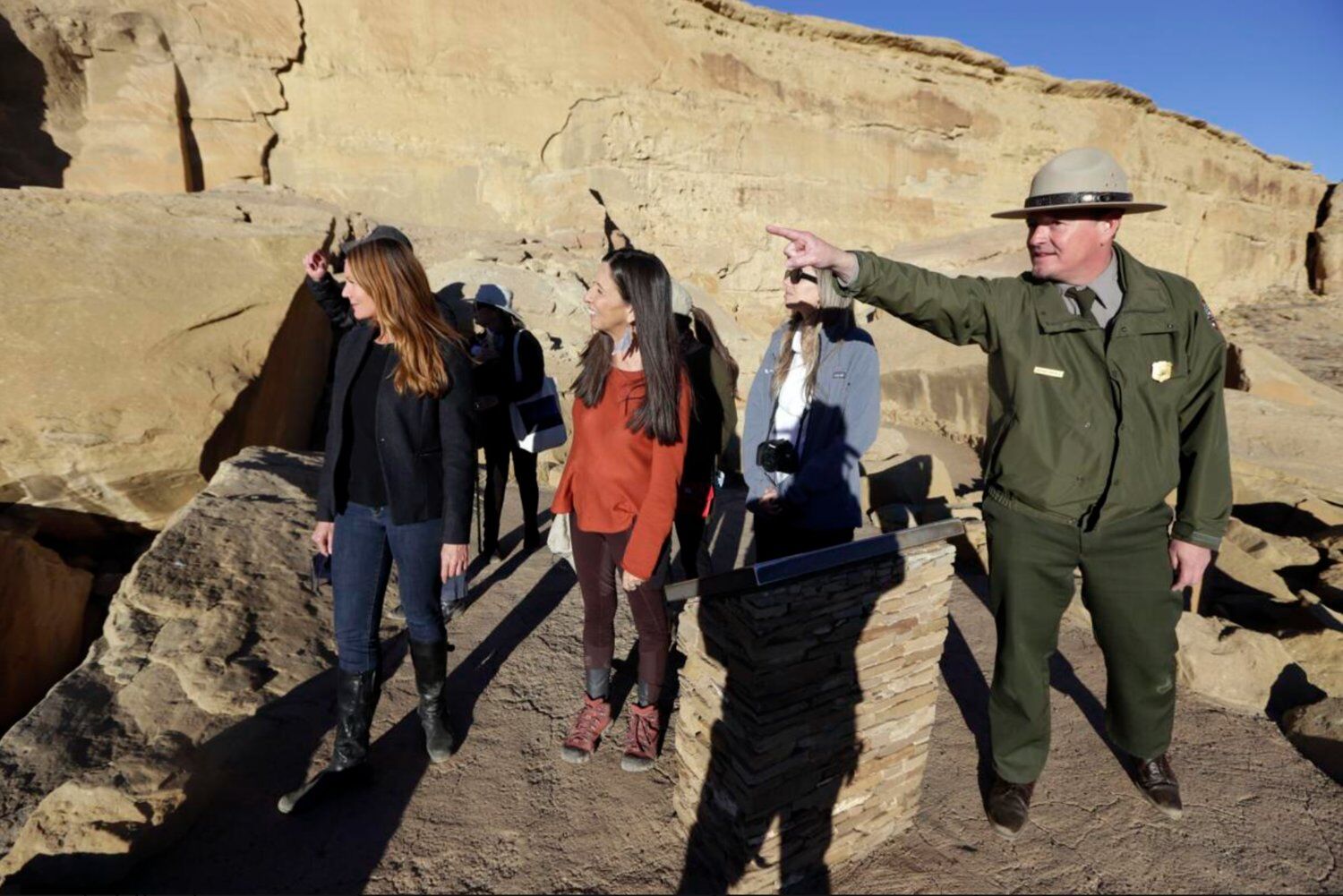 Haaland meets with tribes and government leaders at Chaco