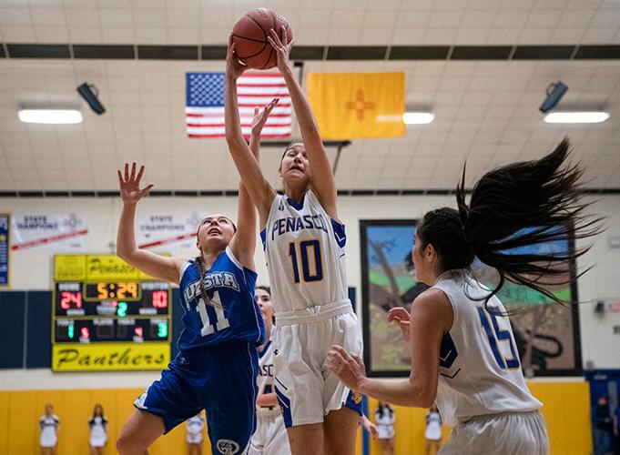 Peñasco crushes Questa for district tourney championship Basketball
