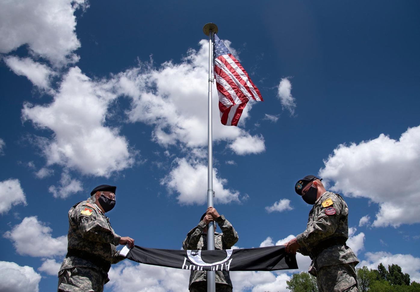 Photo Gallery Memorial Day flag raising at Taos Veterans Living Memorial Park Local News