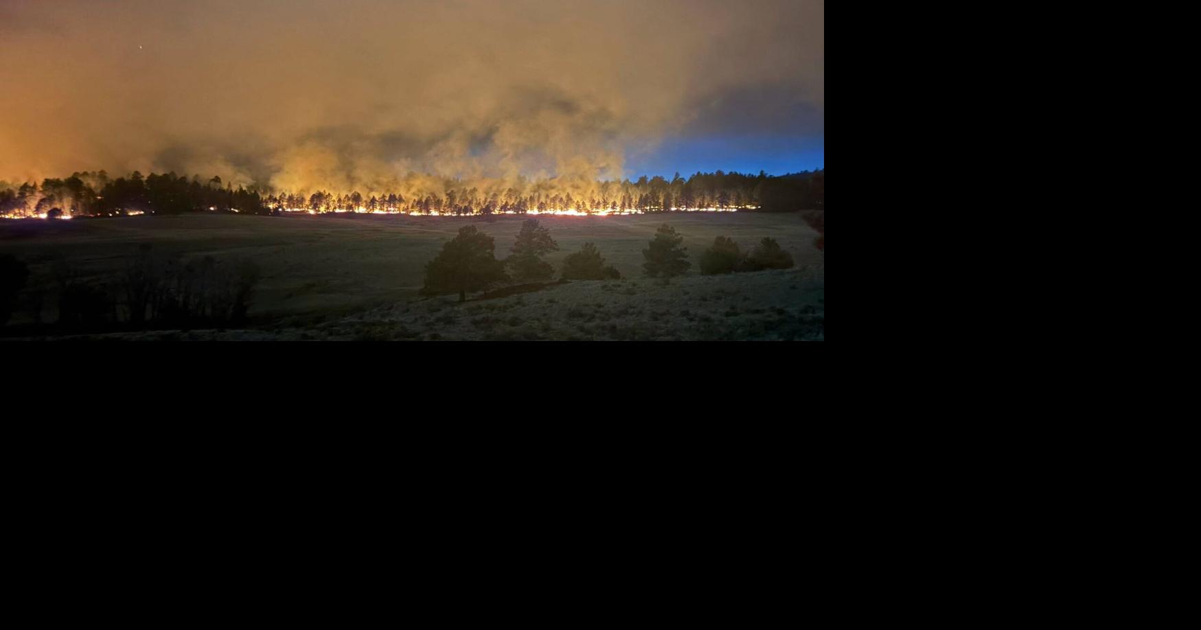 Beehive Fire near Tres Piedras swells to 2,236 acres