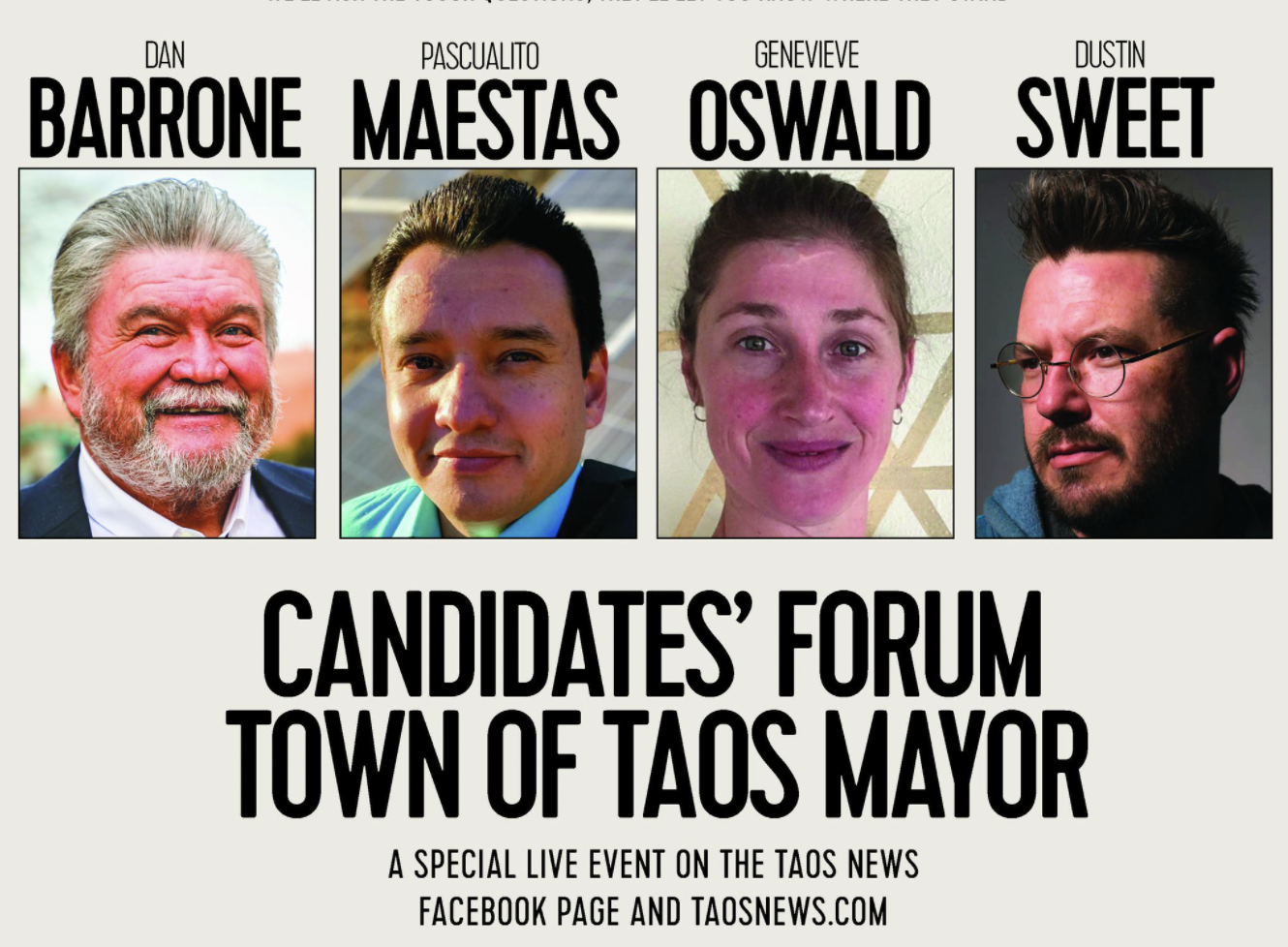 Taos News, Taos County Chamber Forum For Taos Mayor Set For Monday ...