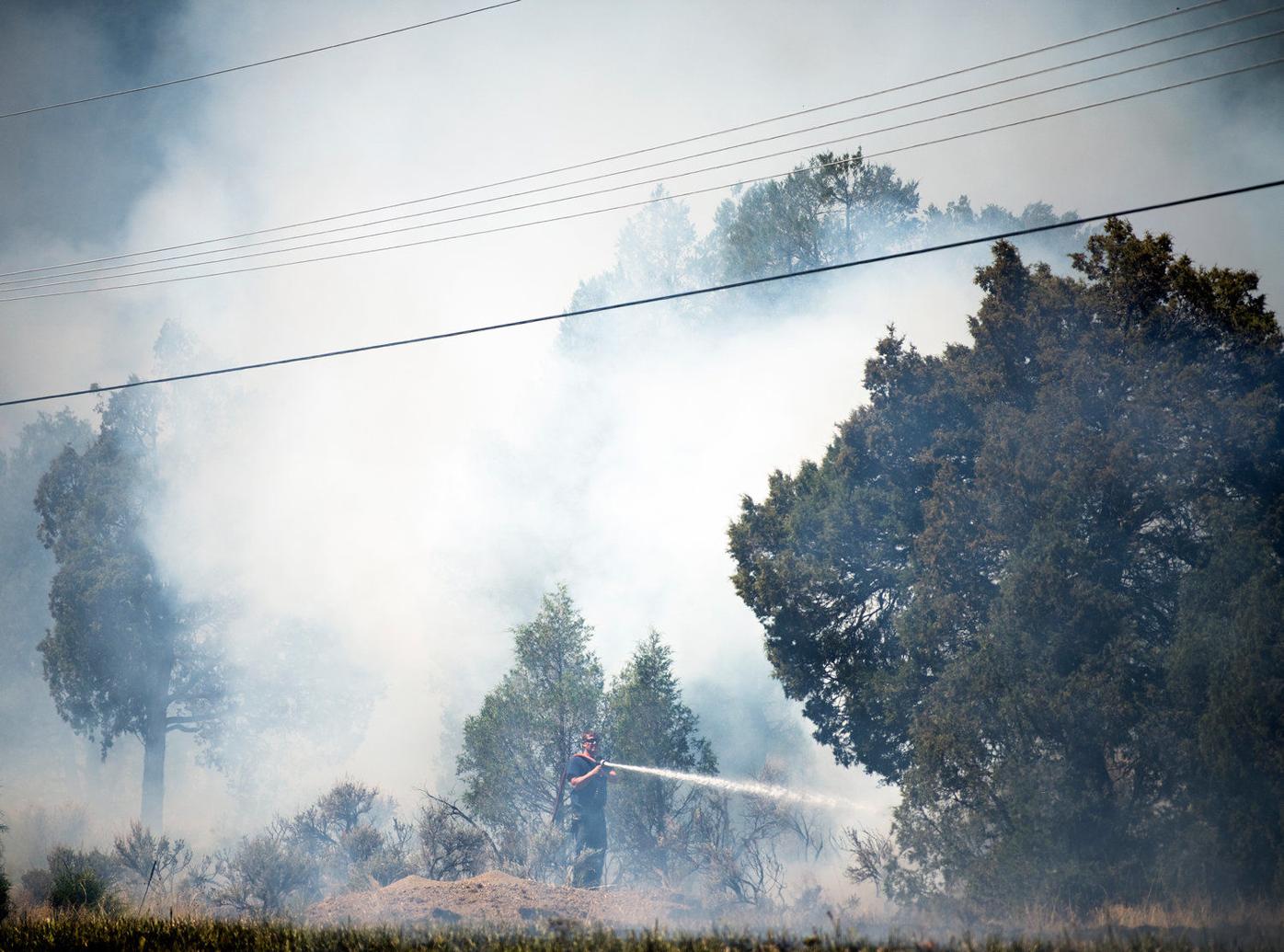 Taos County firefighters put out small forest fire near Talpa Environment