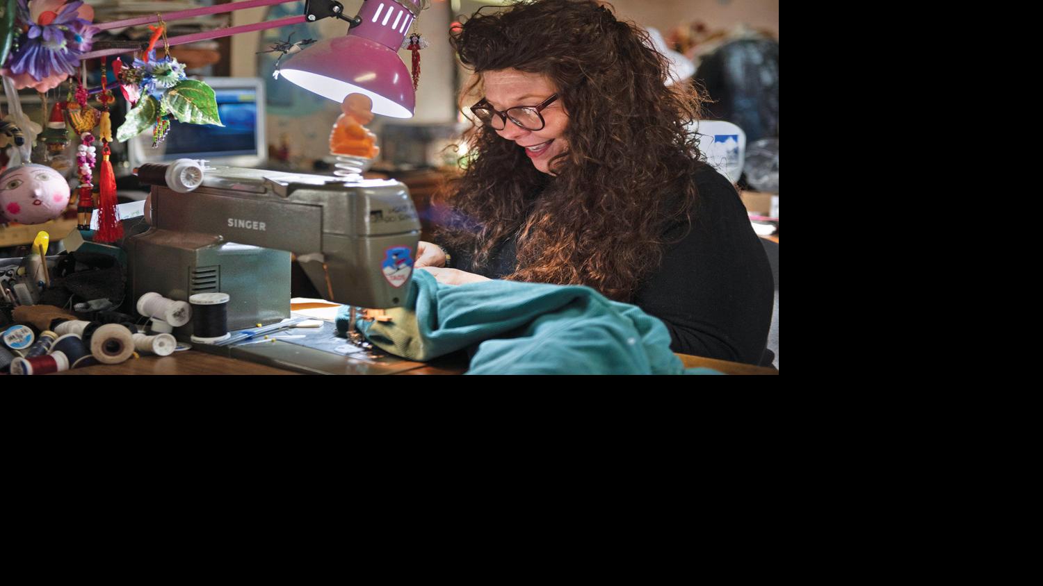 Seamstress Tailor Lynn Beheler Creates New Items Repairs Old Ones