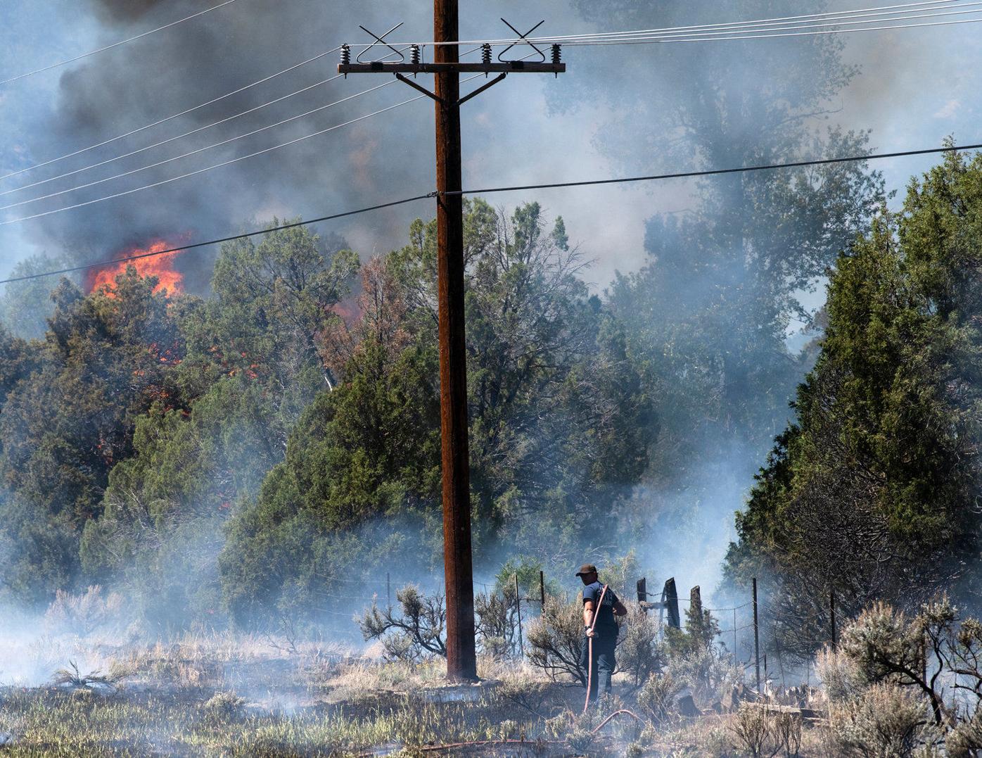 Taos County firefighters put out small forest fire near Talpa Environment
