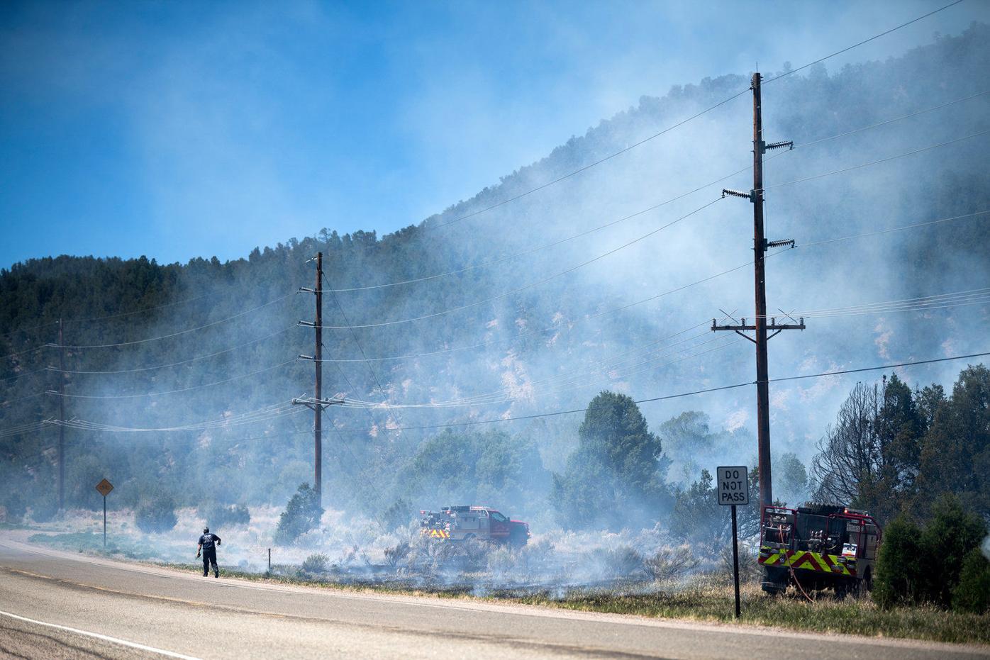 Taos County firefighters put out small forest fire near Talpa Environment