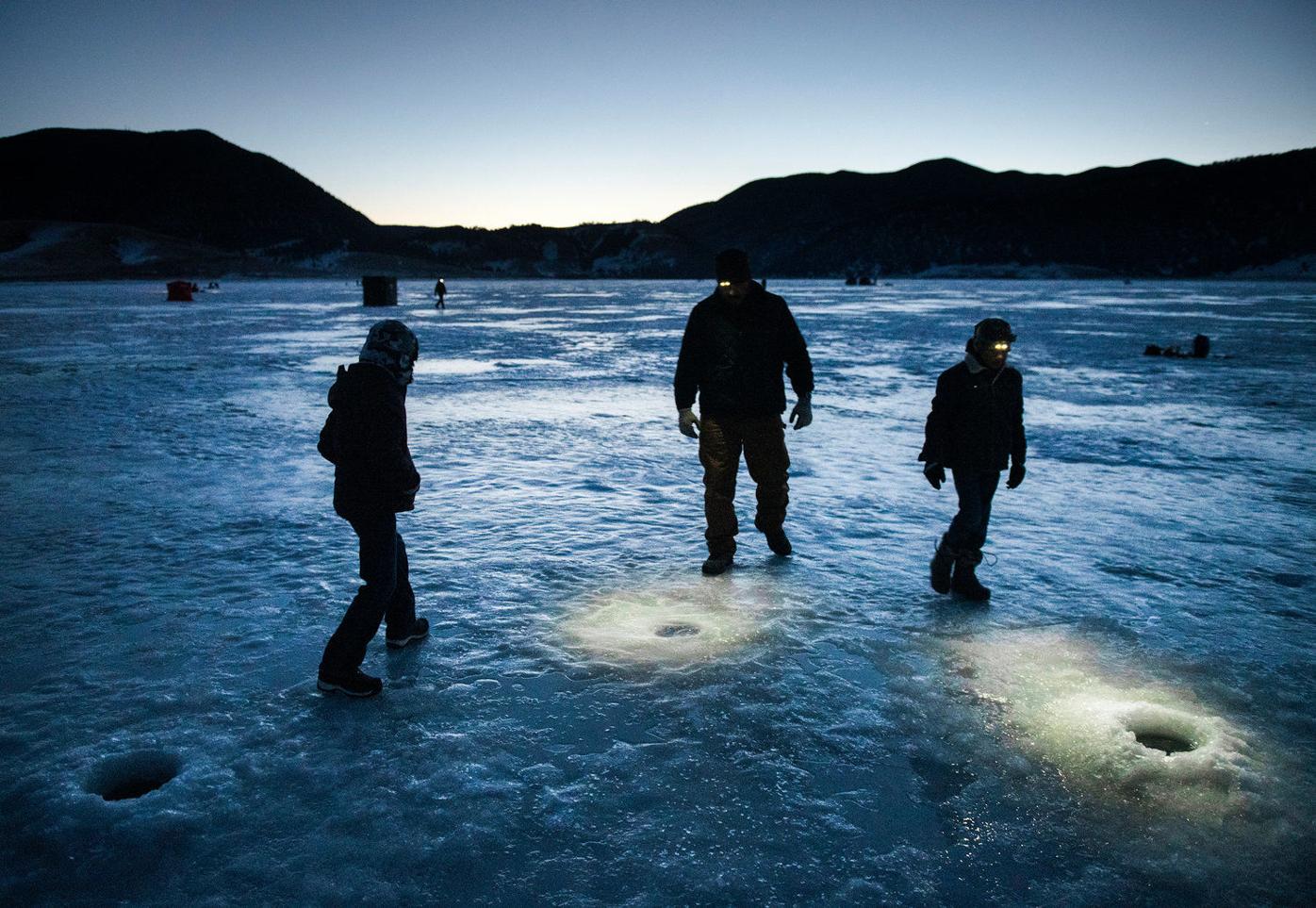 Photo Gallery Ice fishing enthusiasts compete in Eagle Nest tournament