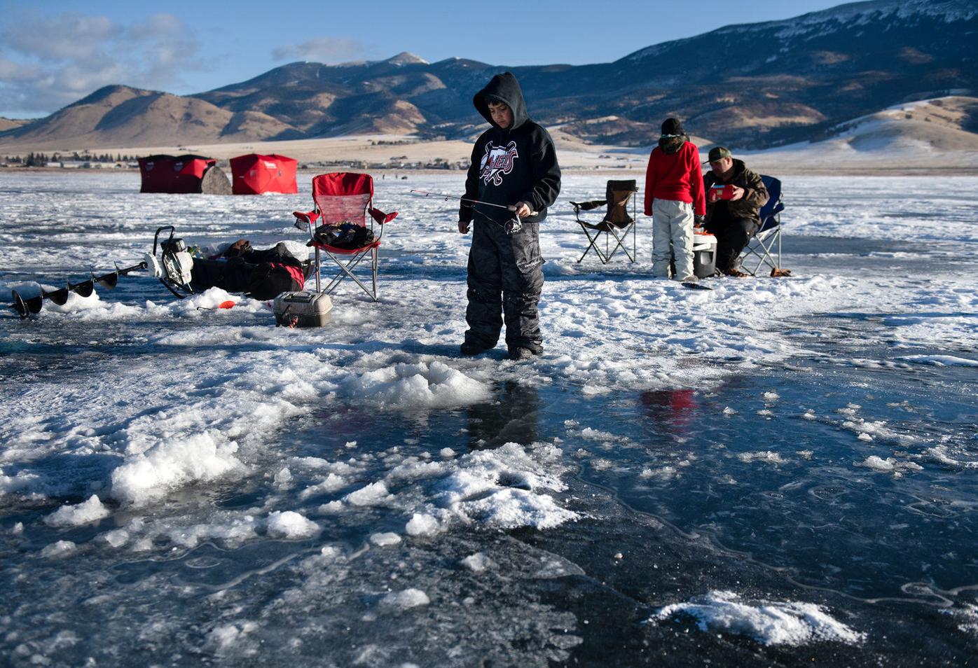 Photo Gallery Ice fishing enthusiasts compete in Eagle Nest tournament