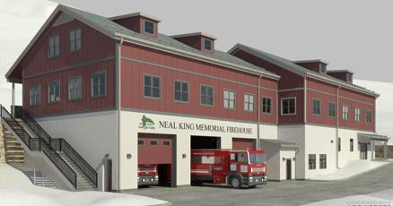 Neal King Memorial Firehouse nears completion