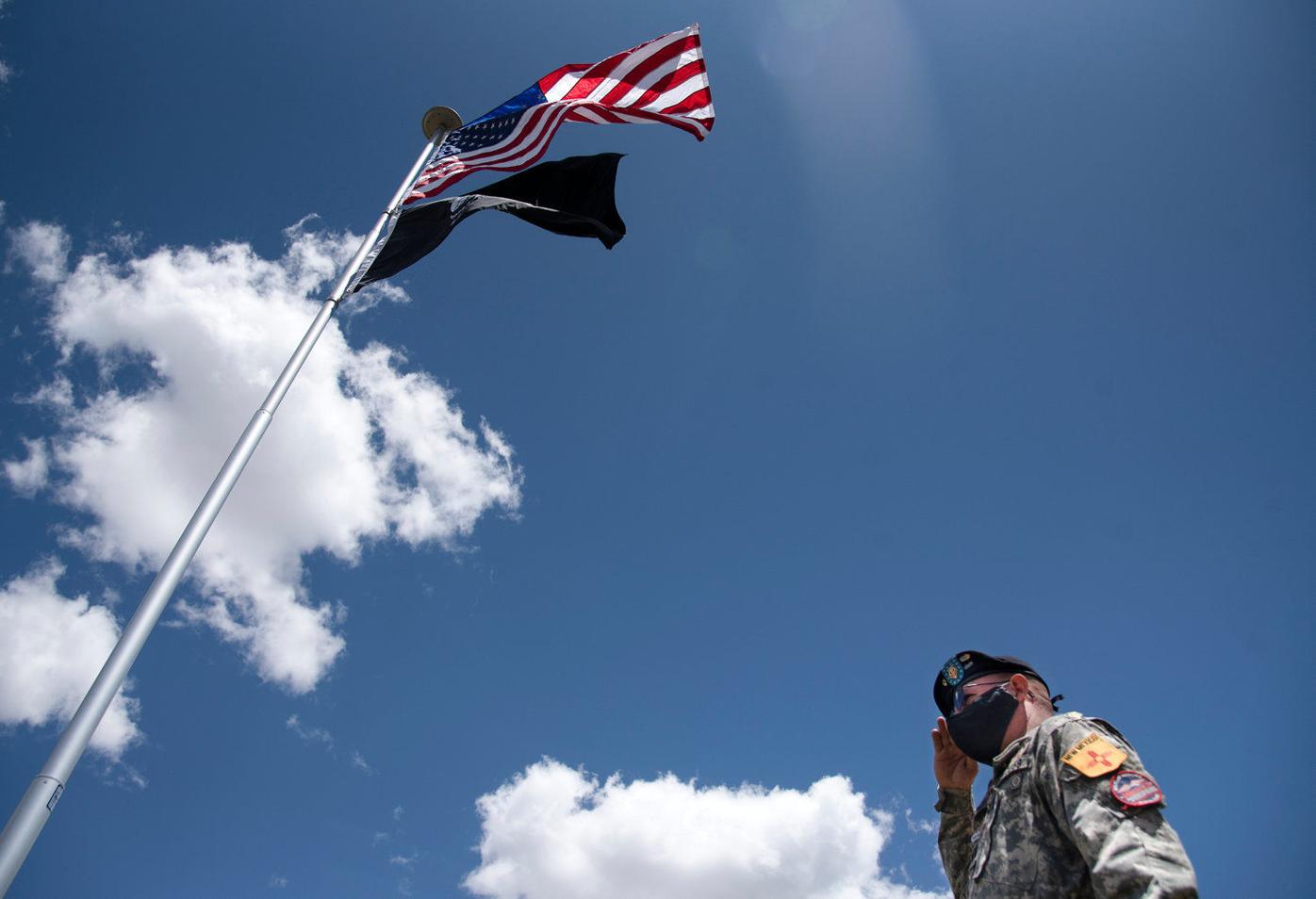 Photo Gallery Memorial Day flag raising at Taos Veterans Living Memorial Park Local News