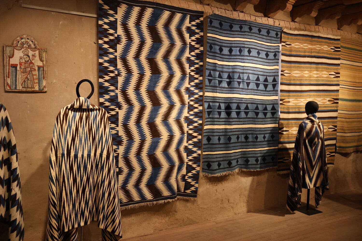 Weaving the New World: rare historic textiles fill the walls at