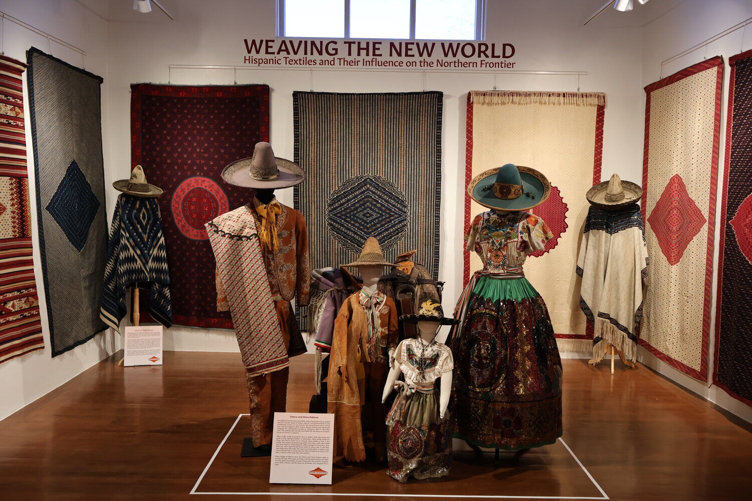 Weaving the New World: rare historic textiles fill the walls at