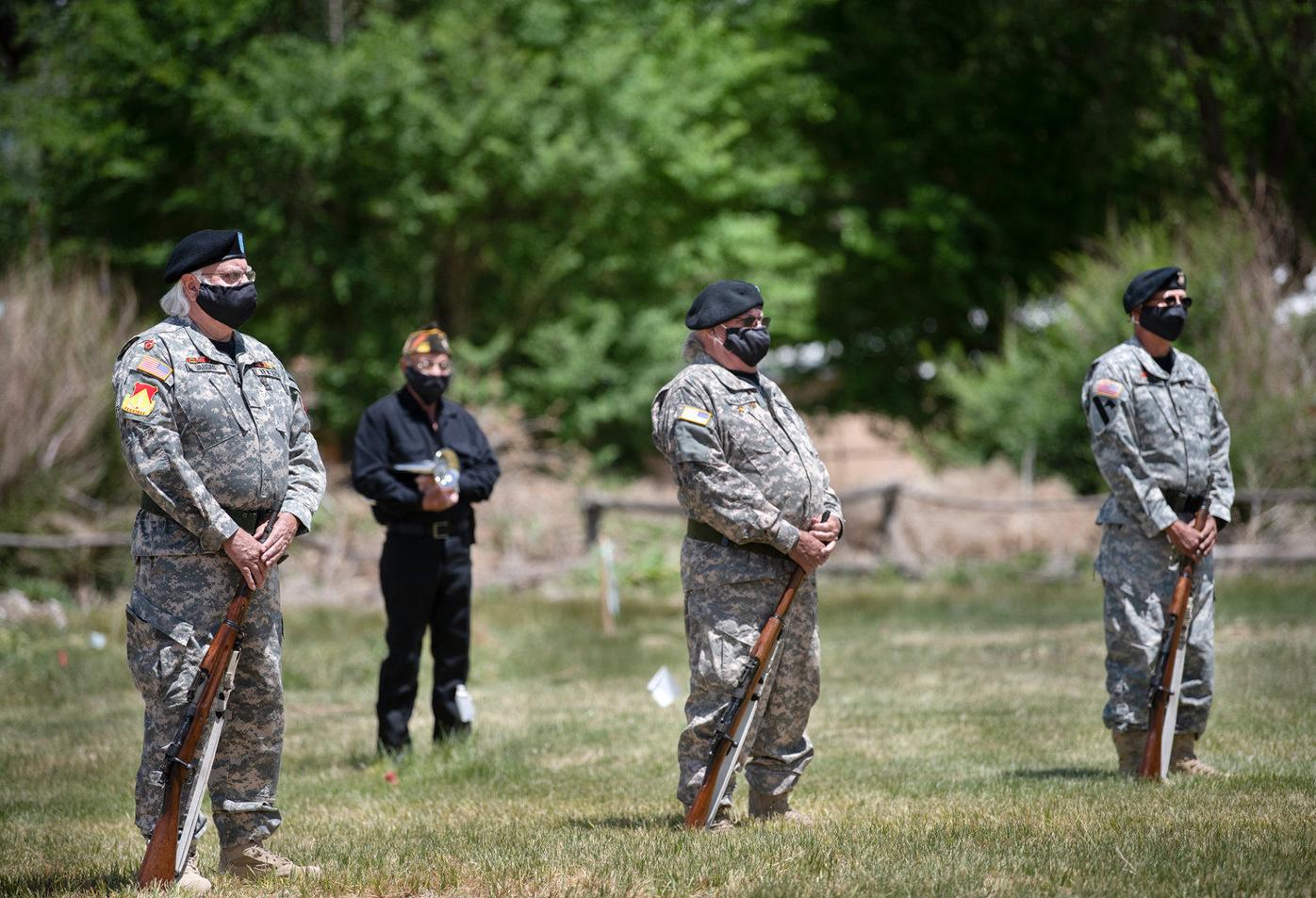 Photo Gallery Memorial Day flag raising at Taos Veterans Living Memorial Park Local News