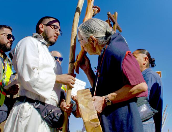 a and b walking pilgrimages