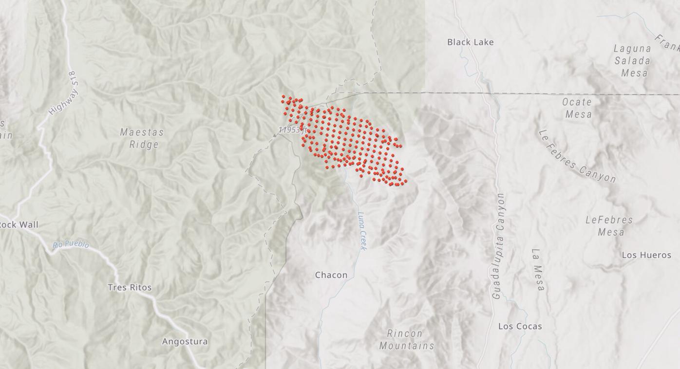 Luna fire growth slows, cause still unknown public safety