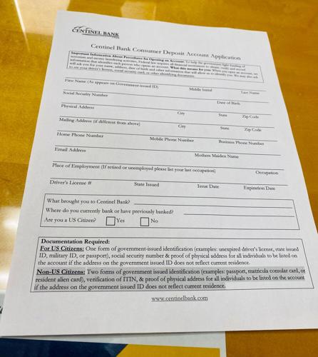 Centinel Bank Consumer Deposit Account Application.jpg