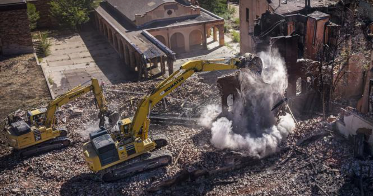 St. Catherine Indian School buildings razed after fire