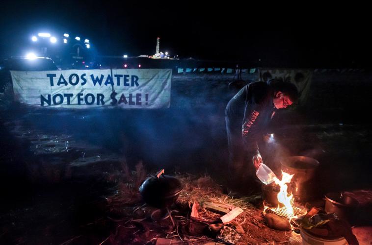 Taos water protectors protest new wells