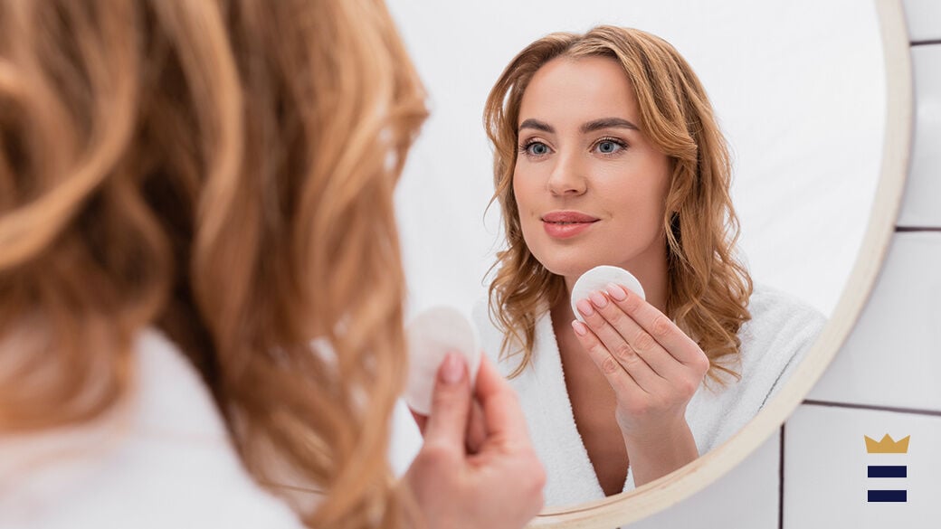 Use a spray toner in-between steps of your skin care routine. This creates a damp surface on the skin, which increases ingredient absorption and efficacy while trapping in moisture underneath each layer of product.