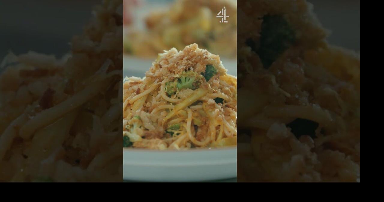 Speedy mackerel spaghetti Jamie Oliver's £1 Wonders jamieoliver 